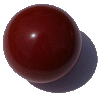brown snooker ball