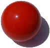 Red snooker ball